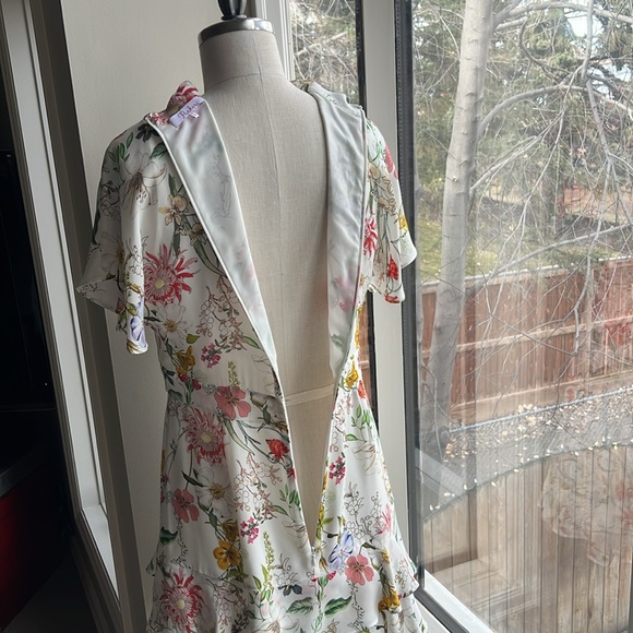 Parker Floral Natalie Mini Dress - Multicolor - Picture 7 of 8